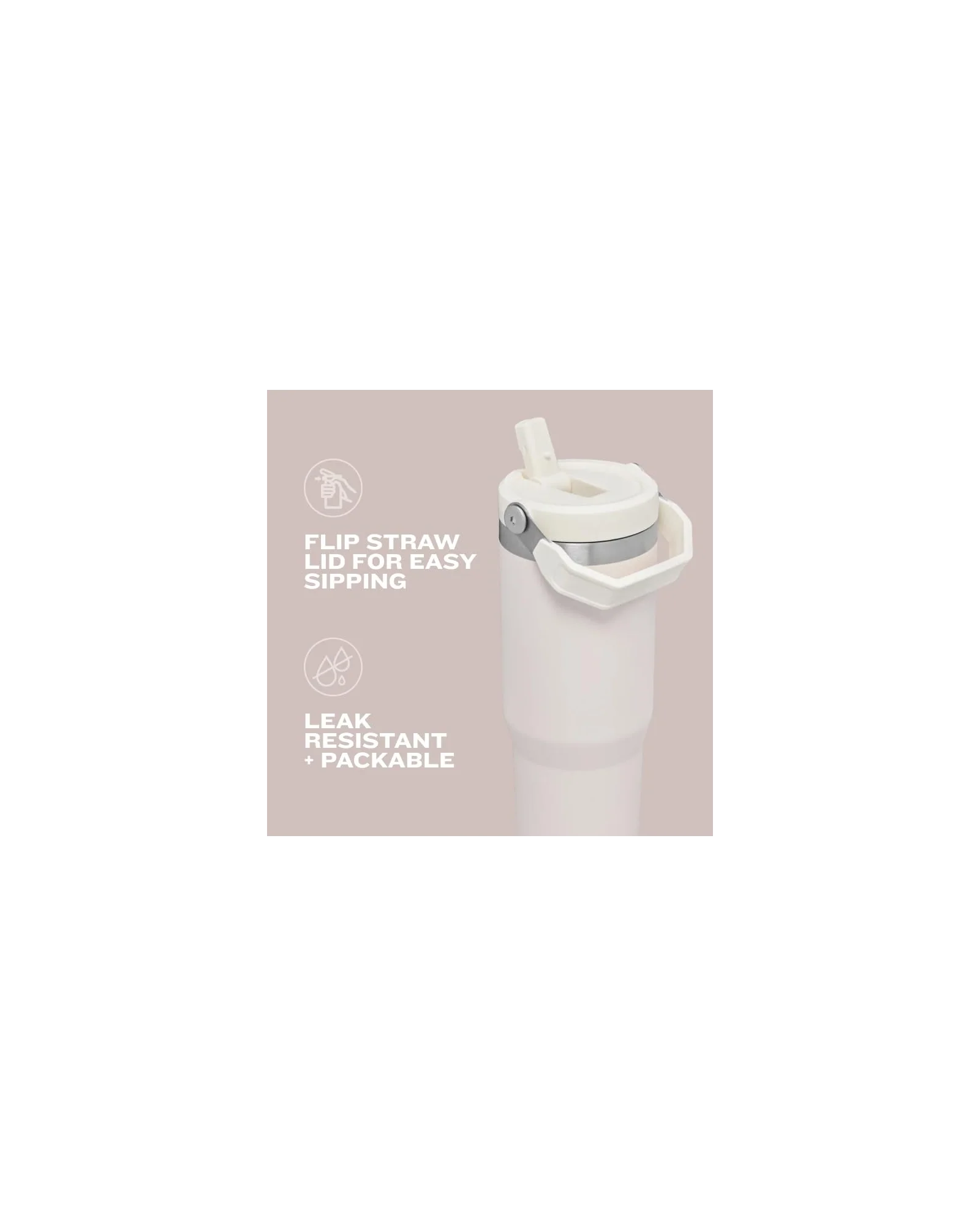 Stanley IceFlow Flip Straw 30oz Чёрный Black 2.0 — 6