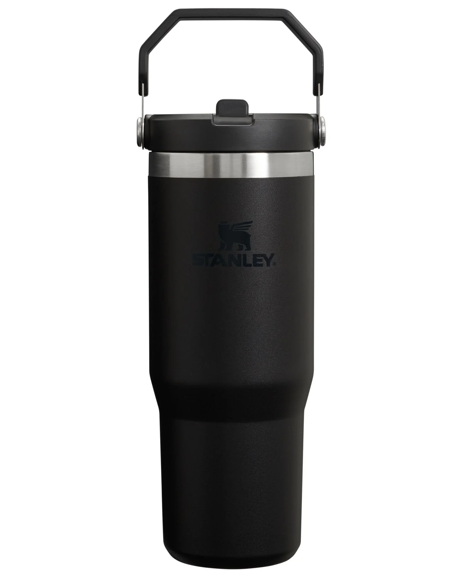 Stanley IceFlow Flip Straw Tumbler 30 oz — черный