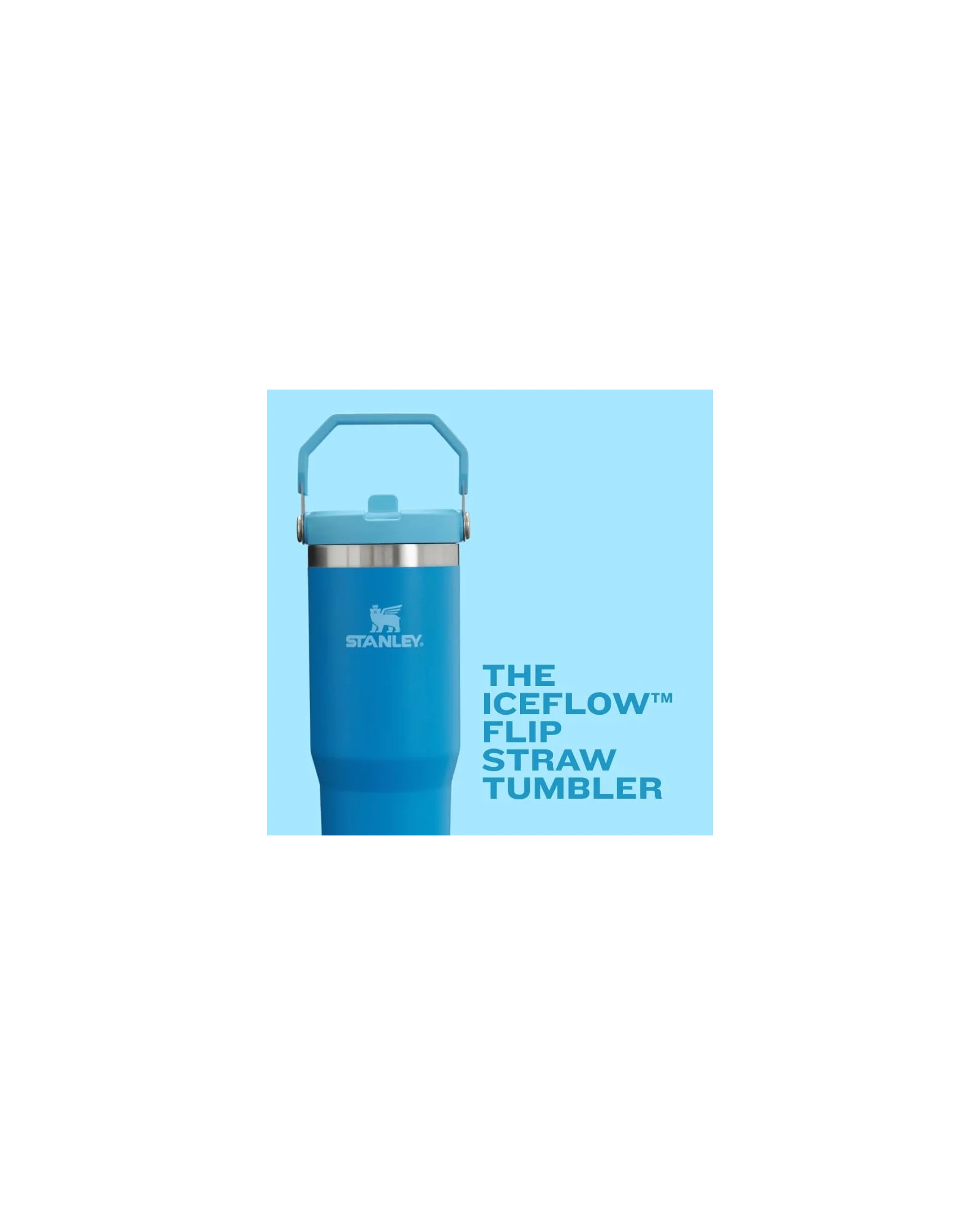 Stanley IceFlow Flip Straw 30oz Белый Frost — 4