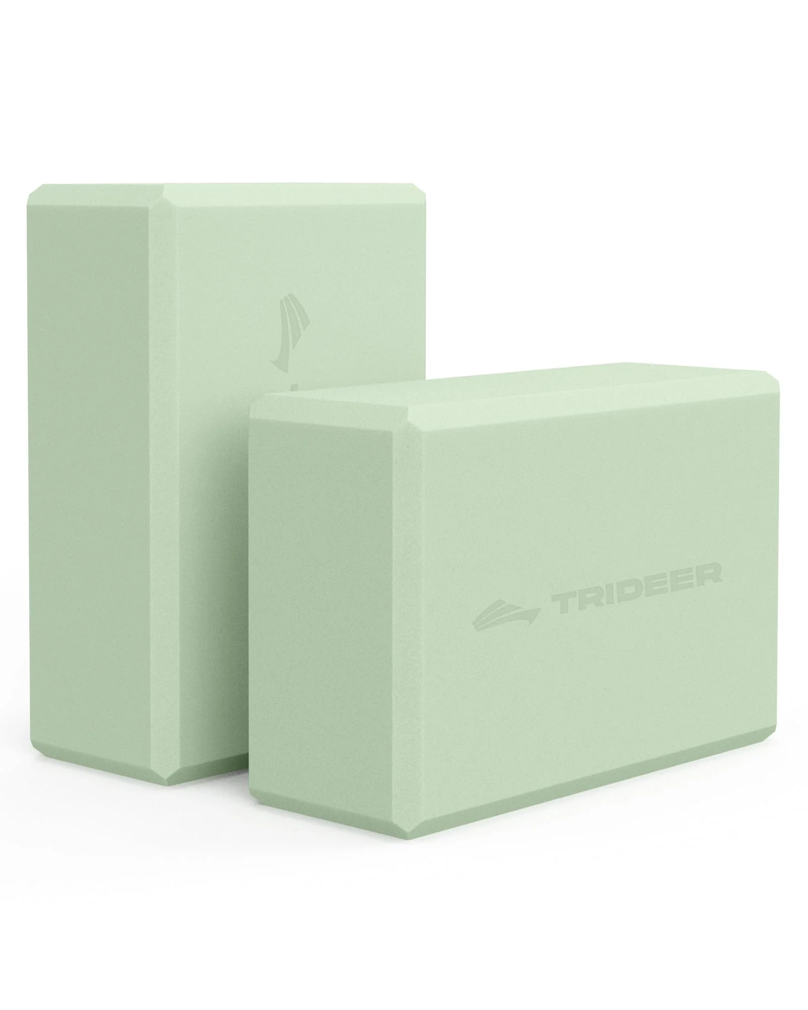 Yoga Blocks Trideer блоки для йоги (2 шт, мятно-зеленые) — 1