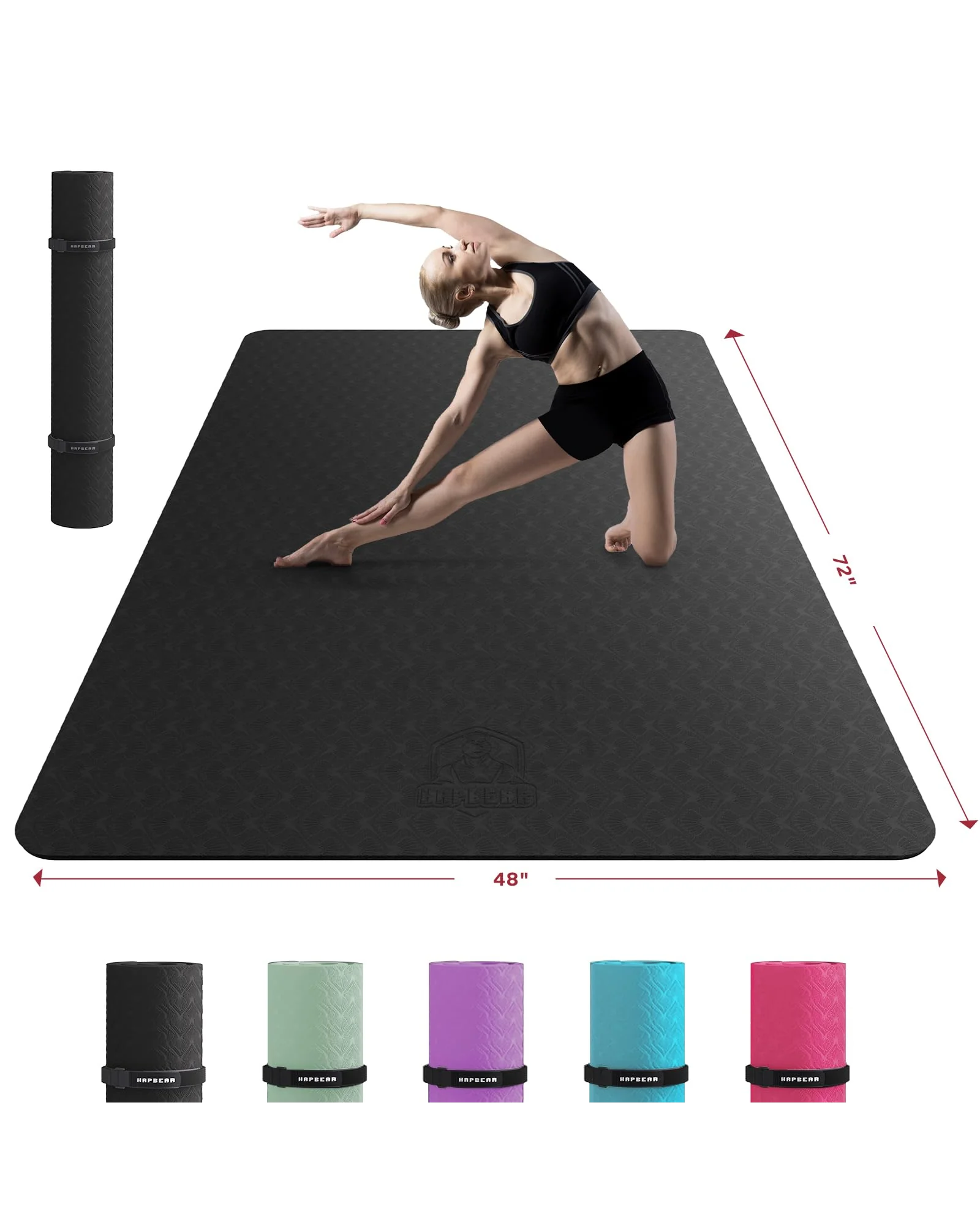 HAPBEAR Extra Large Yoga Mat коврик для йоги — 1