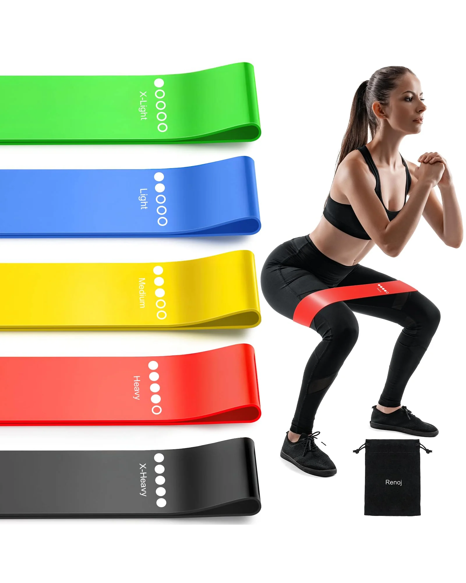 Resistance Bands набор 5 шт — мульти