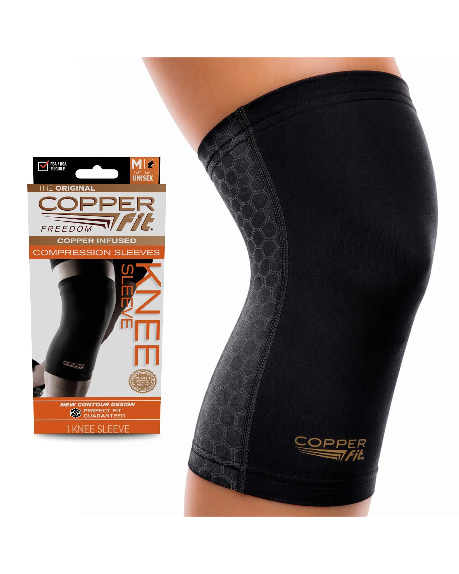 Copper Fit Freedom Knee компрессионный рукав на колено — 1