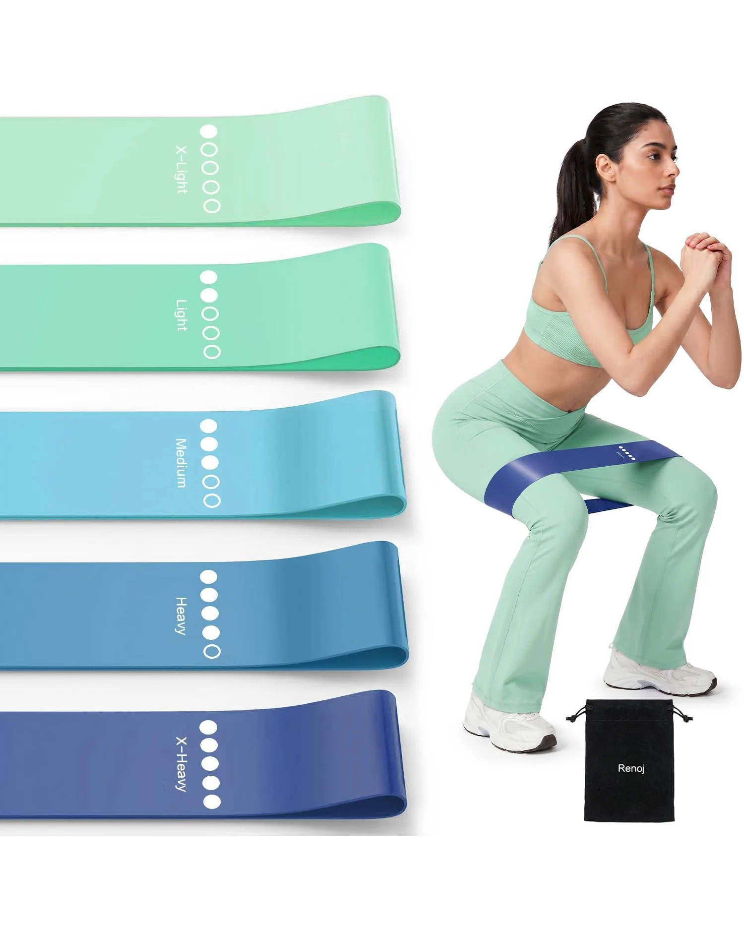 Resistance Bands Набор Эспандеров Фитнес 5шт — 1