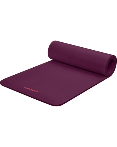 Retrospec Solana Yoga Mat Thick 1/2in Non-Slip Workout Mat 72x24in