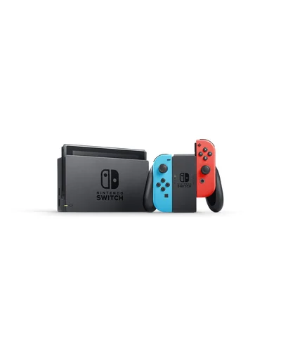 Nintendo Switch OLED — Неон сине-красная