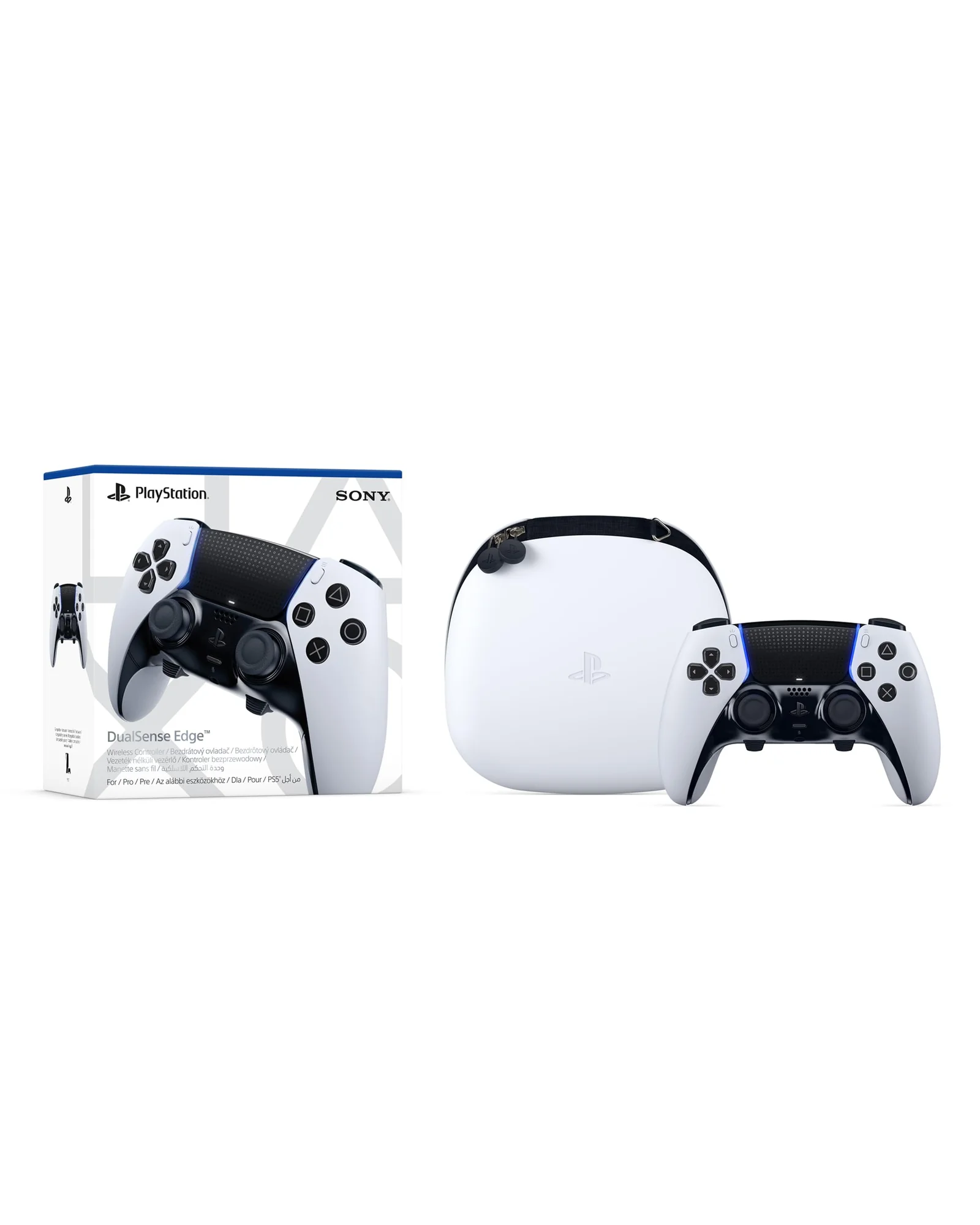 PlayStation DualSense Edge Беспроводной контроллер — белый