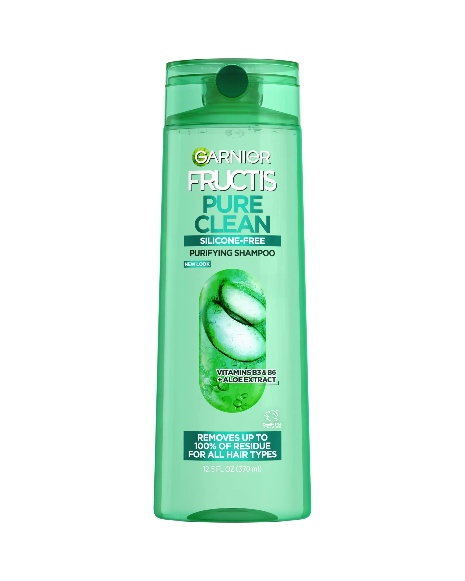 Garnier Fructis Pure Clean очищающий шампунь — зеленый