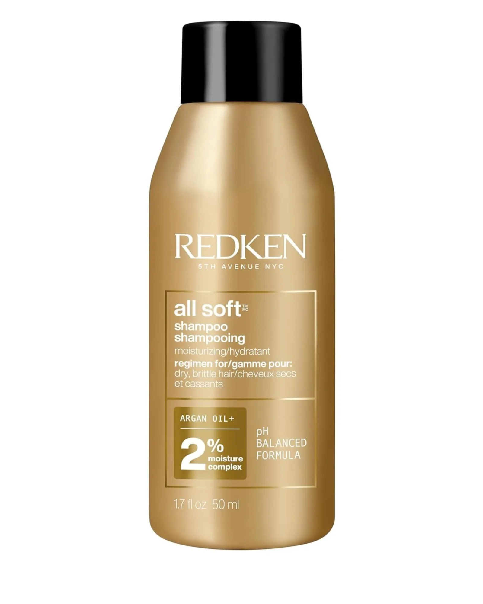 Redken All Soft Шампунь с аргановым маслом — золотистый