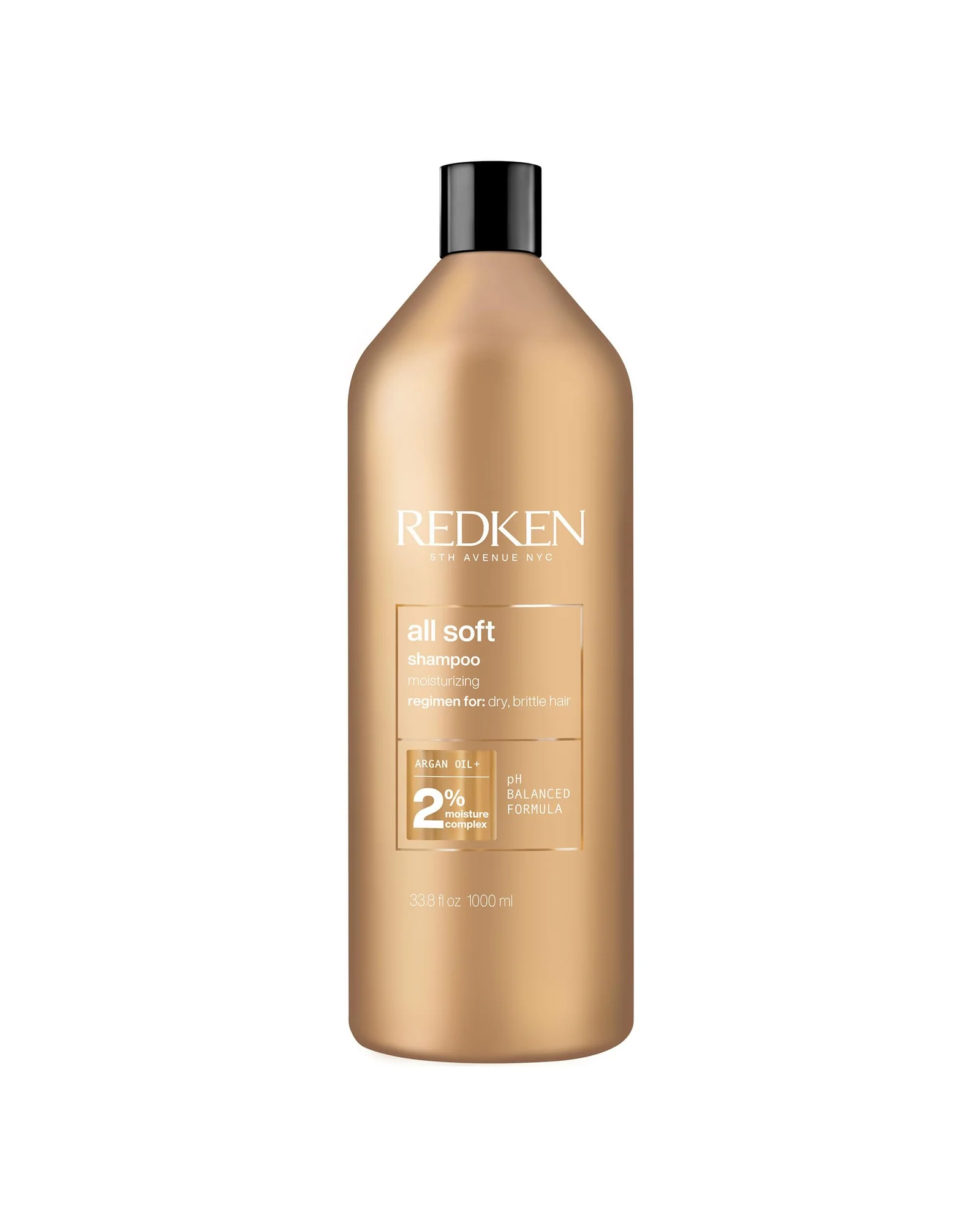 Redken All Soft Шампунь с аргановым маслом — золотистый