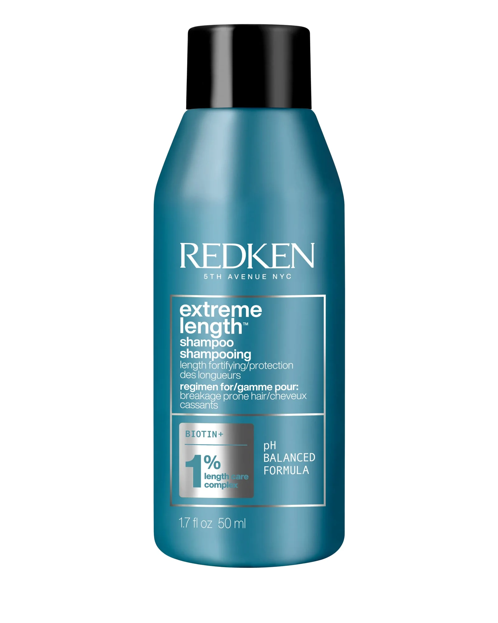 Redken Extreme Length Шампунь с биотином для длины волос — голубой