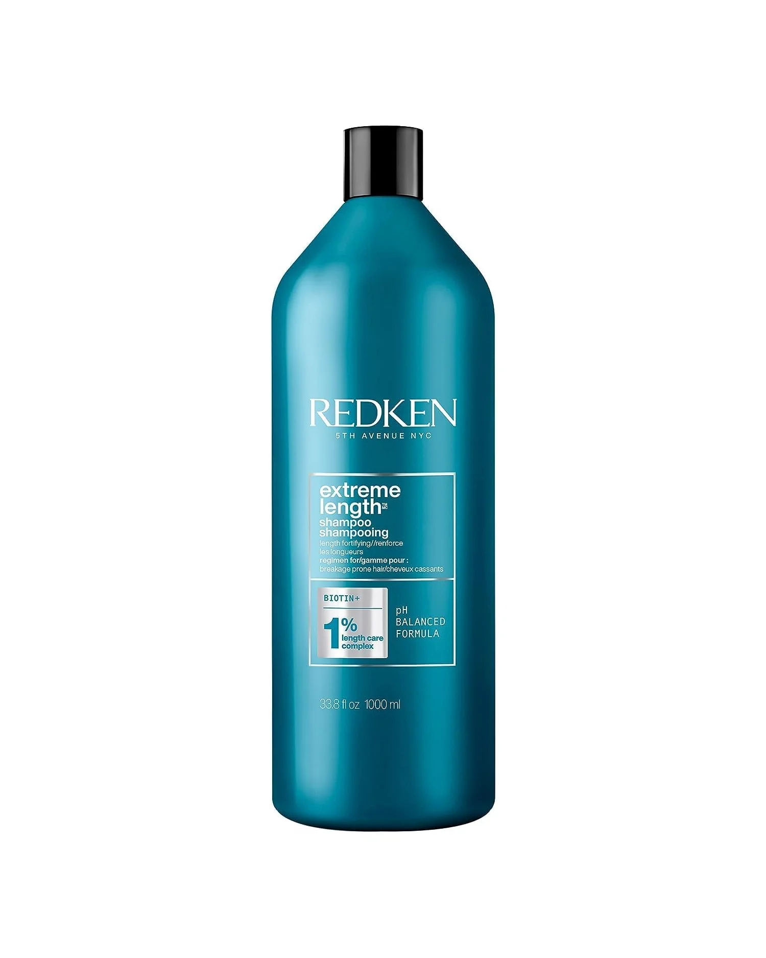 Redken Extreme Length Шампунь с биотином для длины волос — голубой