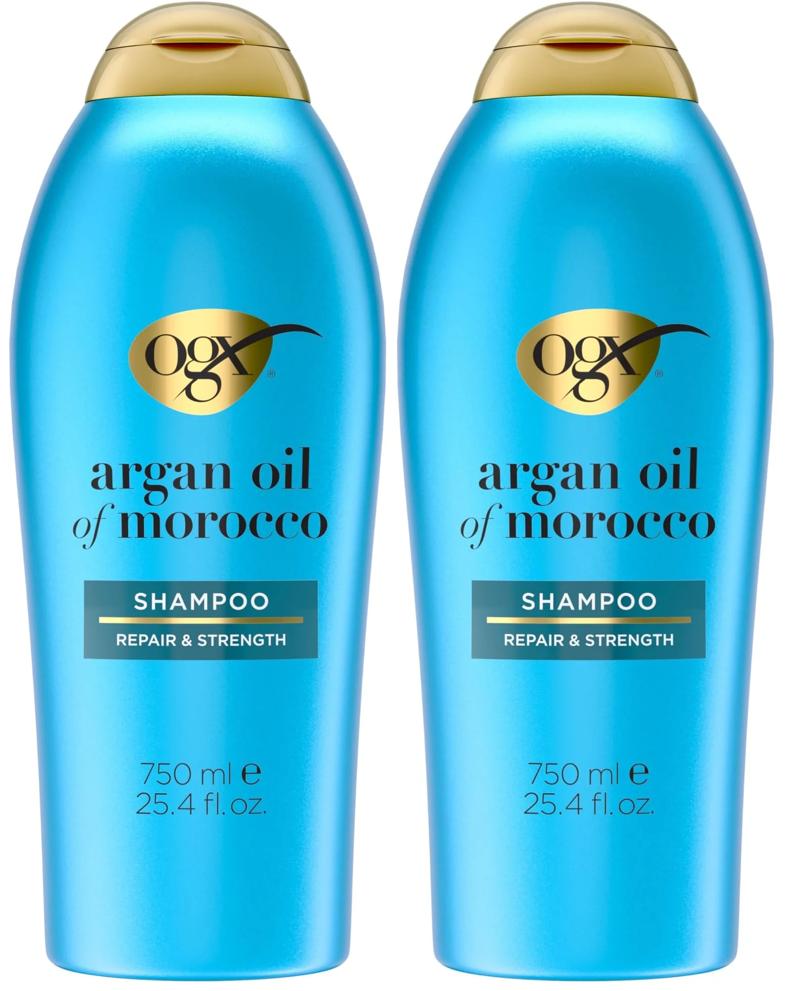OGX Argan Oil Марокко — восстанавливающий шампунь — голубой