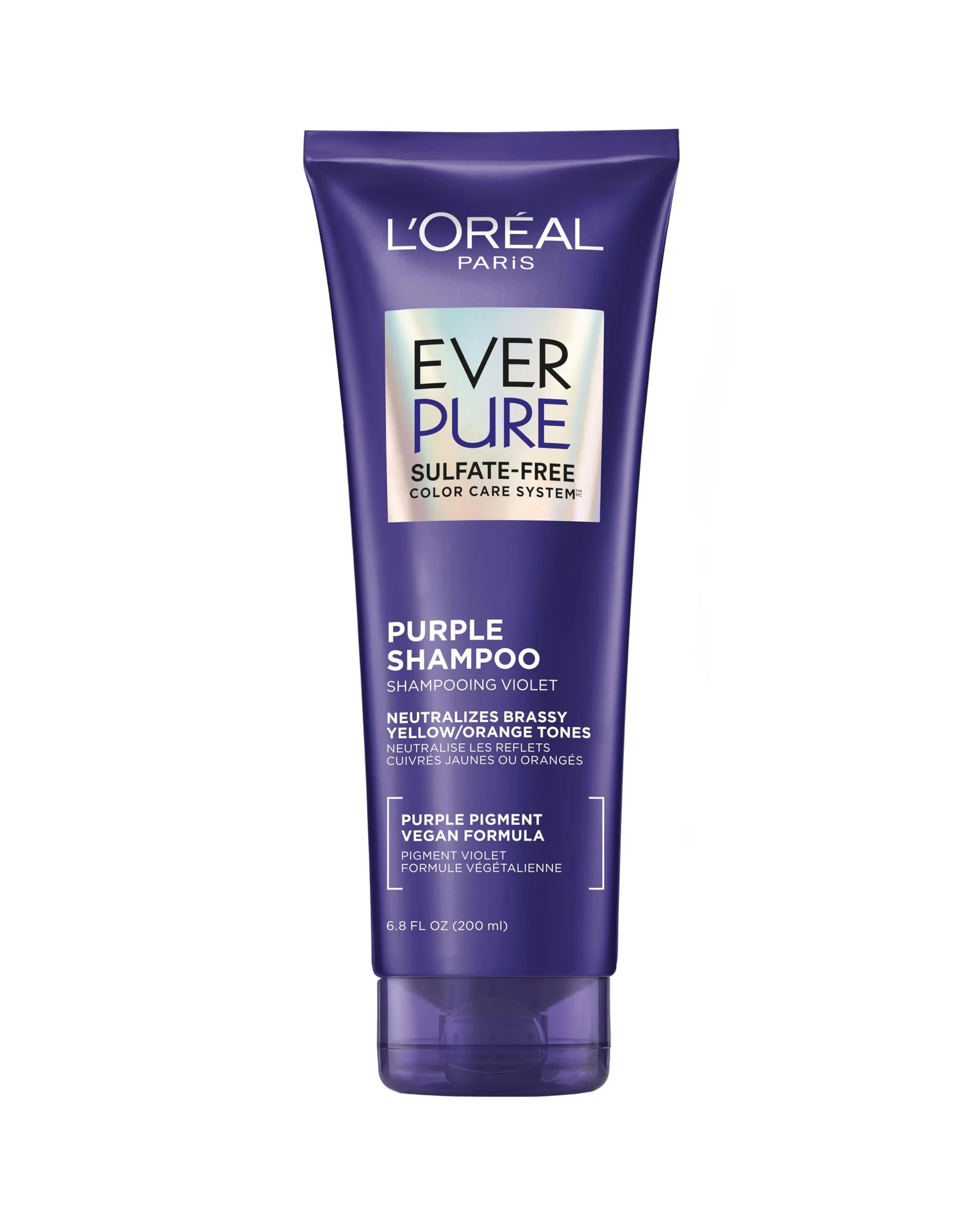 L'Oreal EverPure — фиолетовый шампунь для светлых волос — фиолетовый