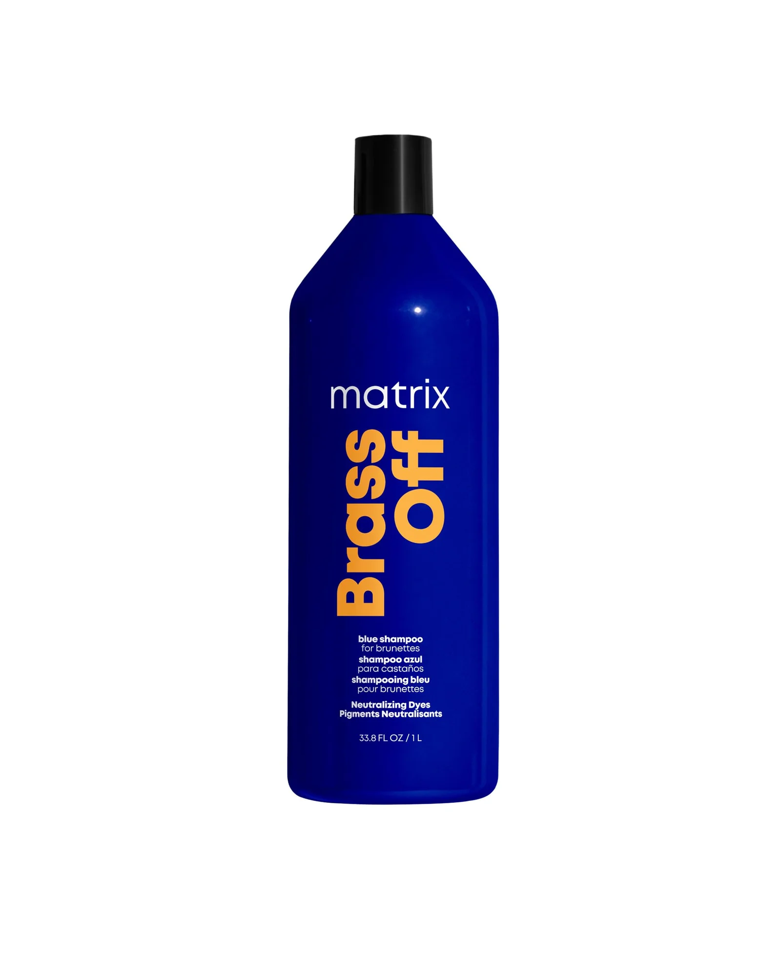Matrix Brass Off тонирующий шампунь для блондинок — синий