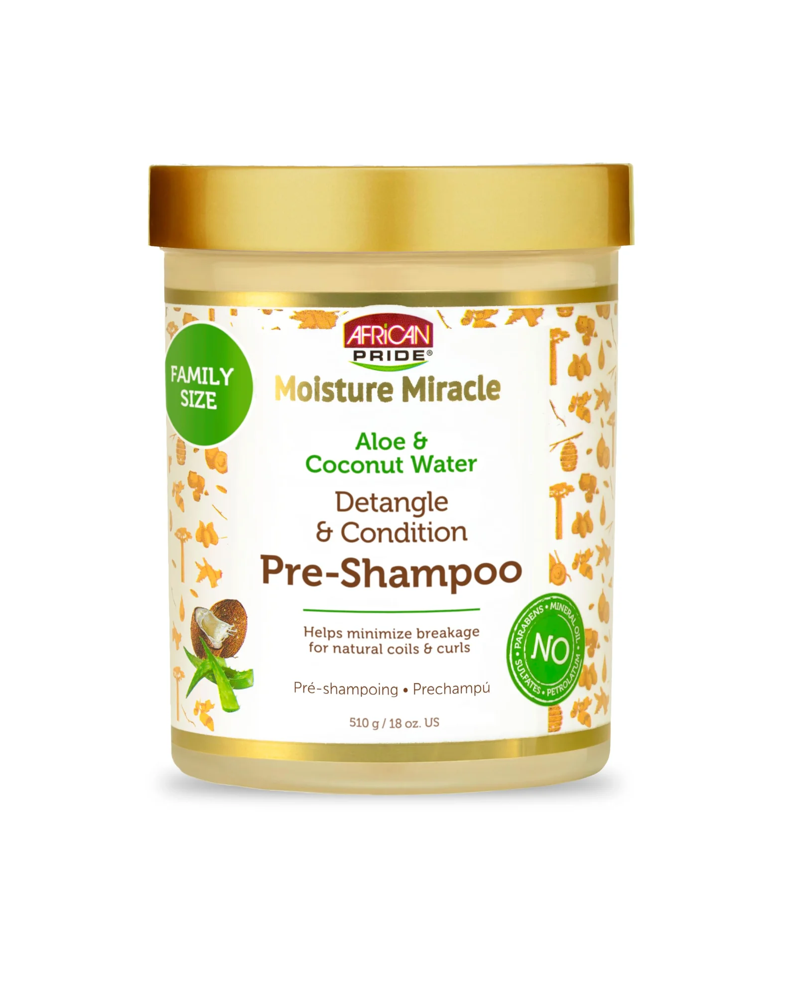 African Pride Moisture Miracle кондиционер-детанглер 18 oz — 1