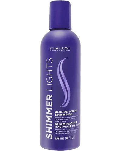 Clairol Professional Shimmer Lights Purple Shampoo фиолетовый шампунь