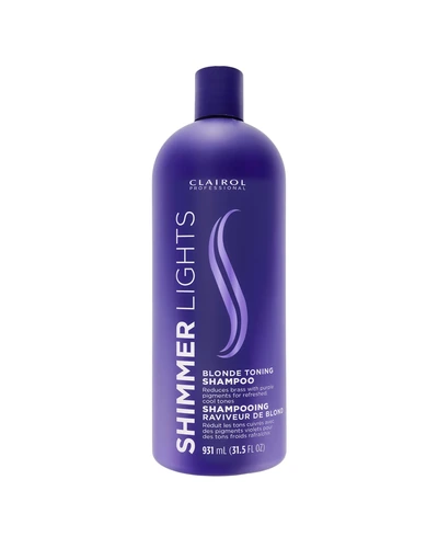 Clairol Professional Shimmer Lights Purple Shampoo фиолетовый шампунь