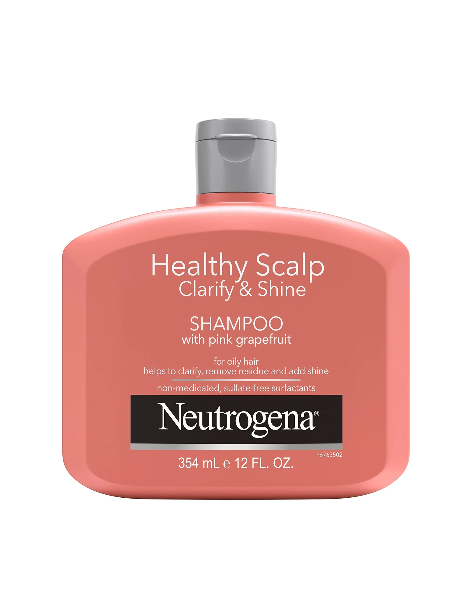 Neutrogena Healthy Scalp шампунь с грейпфрутом для жирных волос 354мл — розовый