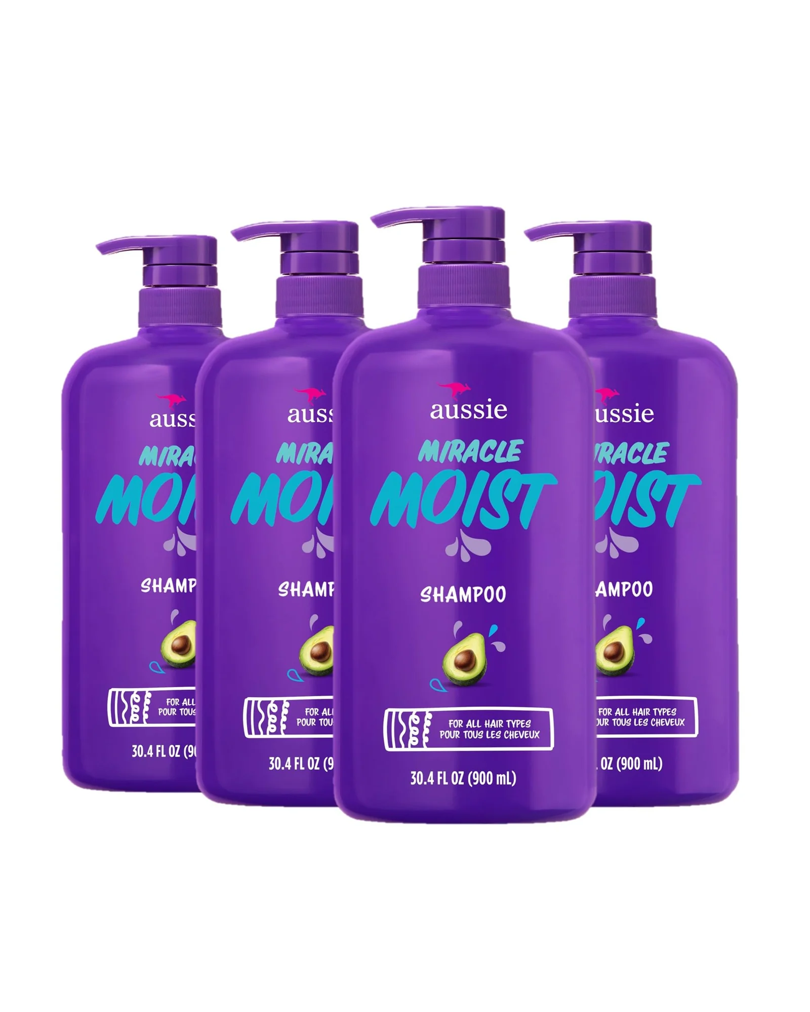 Aussie Paraben-Free Miracle Moist Shampoo 4-pack — 1