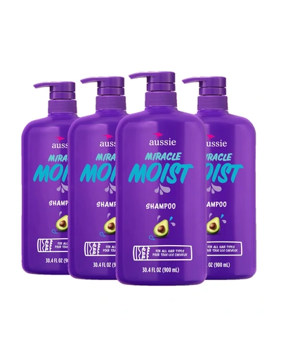 Aussie Paraben-Free Miracle Moist Shampoo 4-pack