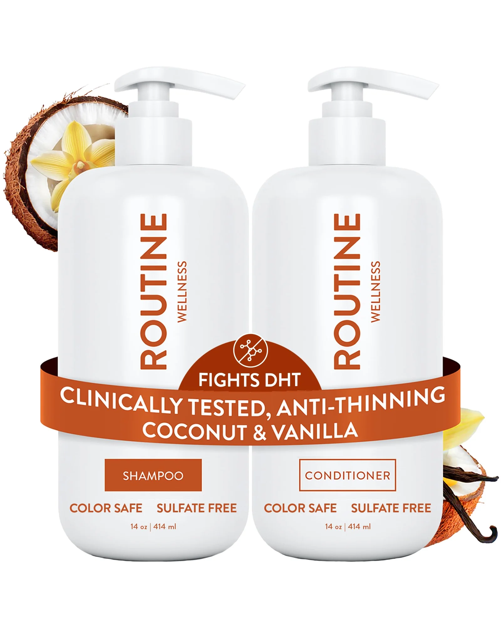 Routine Wellness Набор шампуня и кондиционера — белый