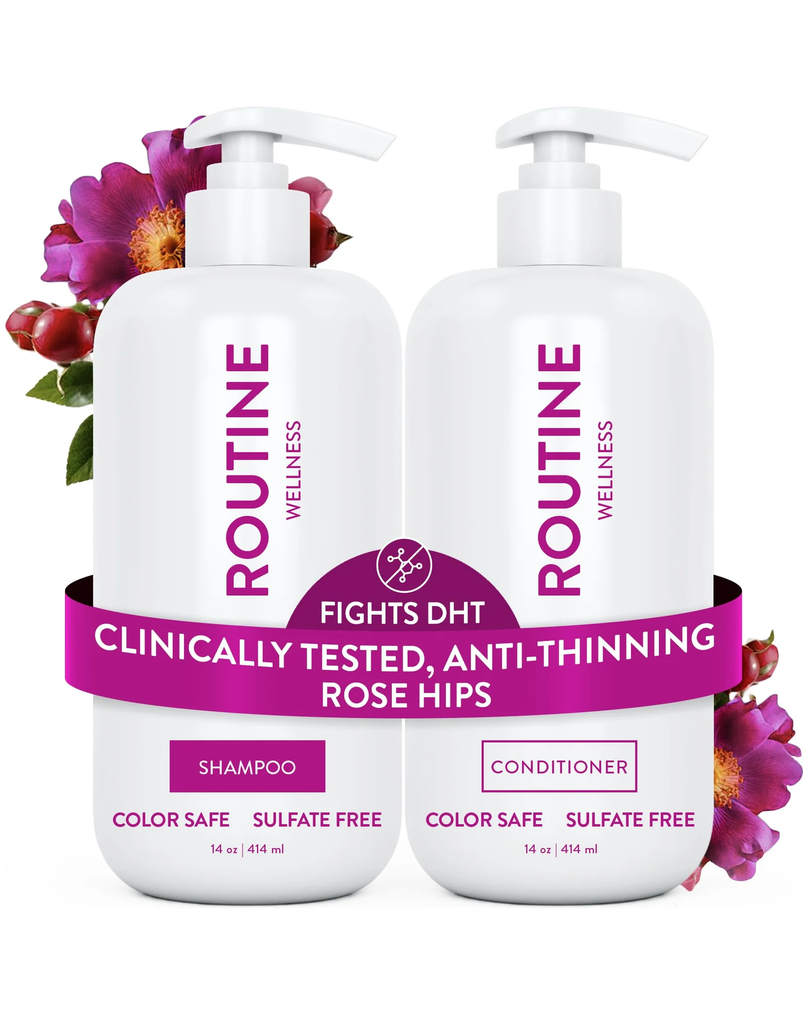 Routine Wellness Набор шампуня и кондиционера Шиповник — 1