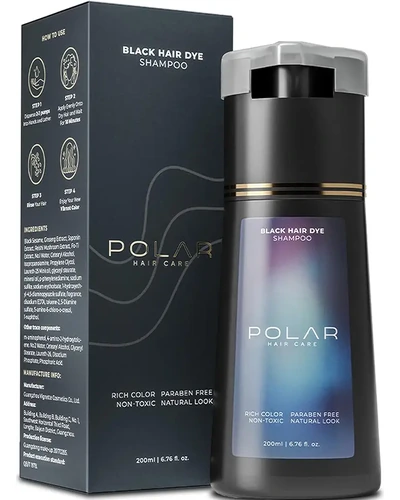 Polar Hair Care шампунь-краска Jet Black