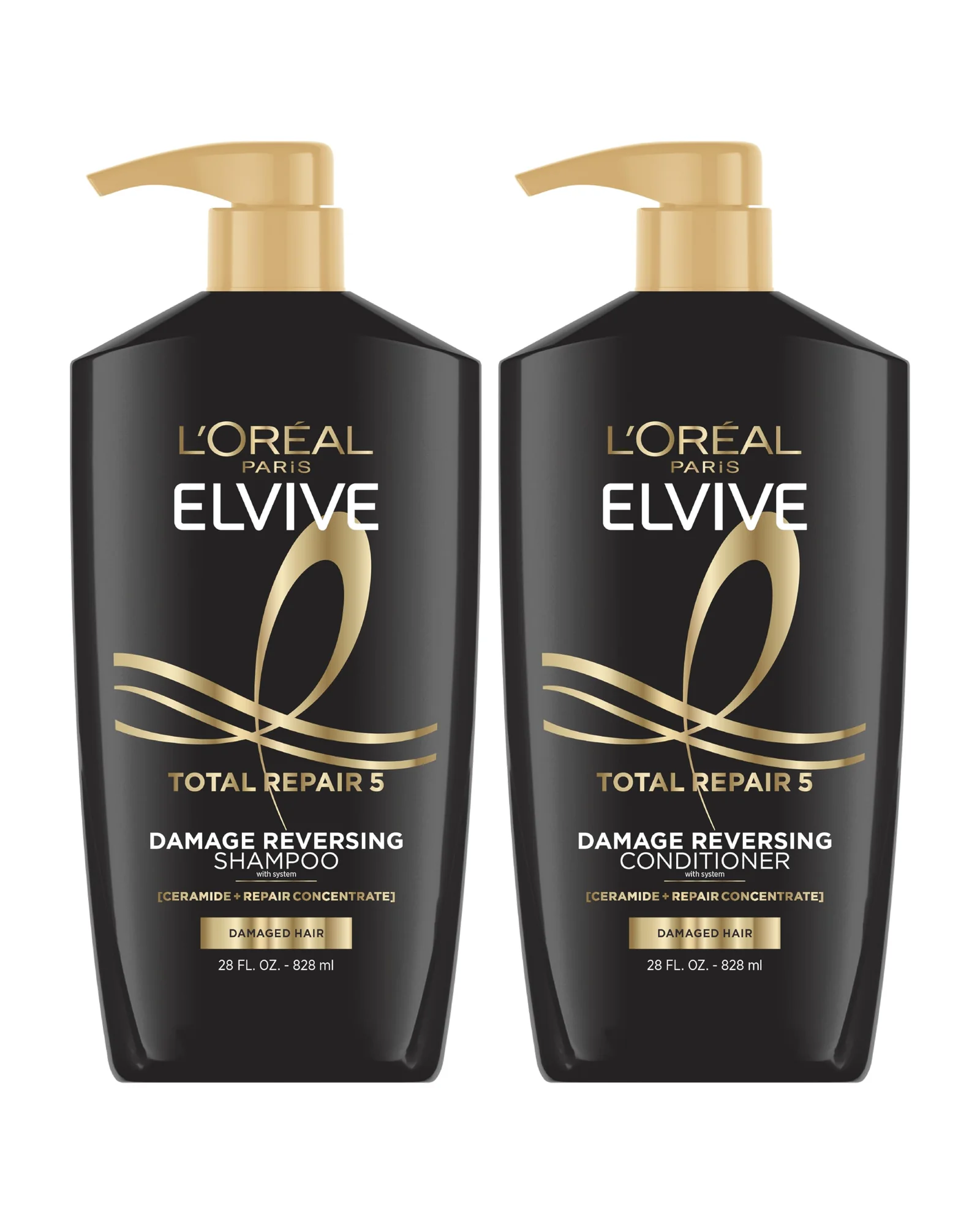 L'Oreal Paris Elvive Total Repair 5 шампунь 28 oz набор — 1