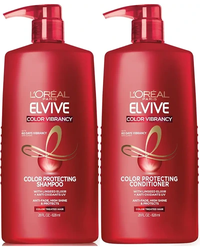 L'Oreal Paris Elvive Color Vibrancy Protecting Shampoo and Conditioner Set