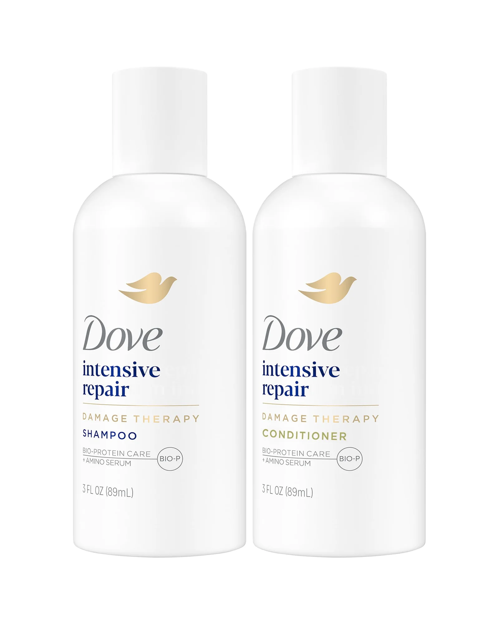 Dove Intensive Repair шампунь и кондиционер набор путешественника 3 oz x 2 — белый