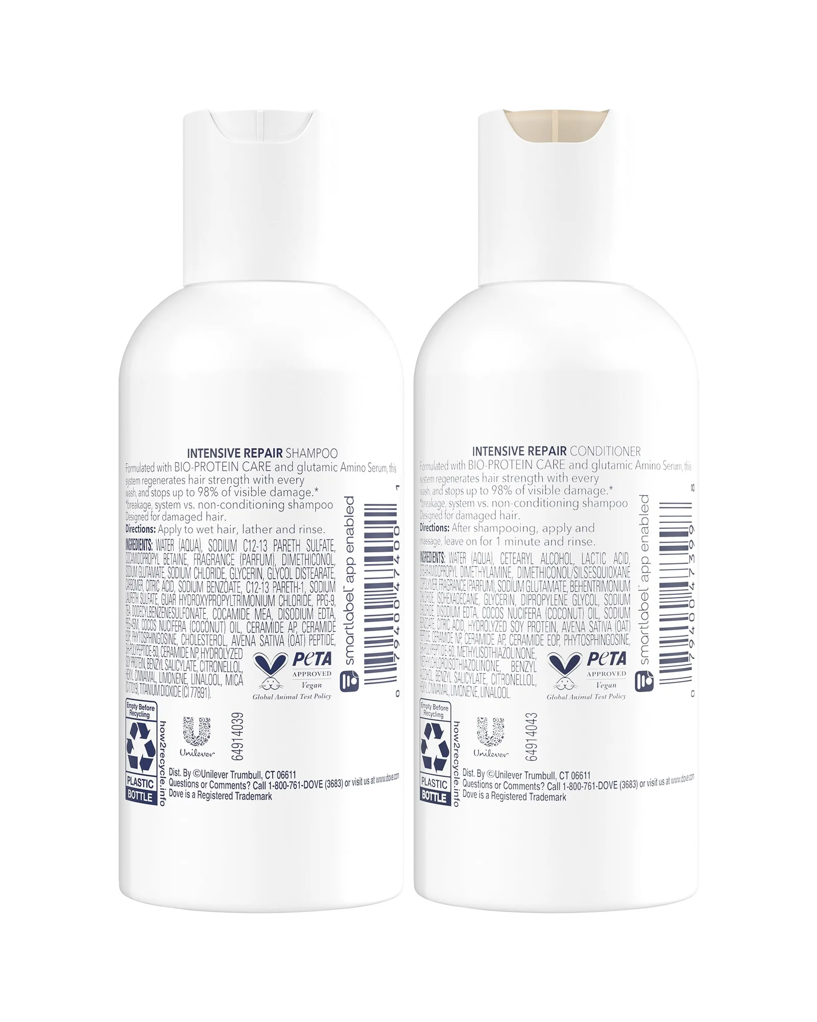 Dove Intensive Repair шампунь и кондиционер набор путешественника 3 oz x 2 — 2