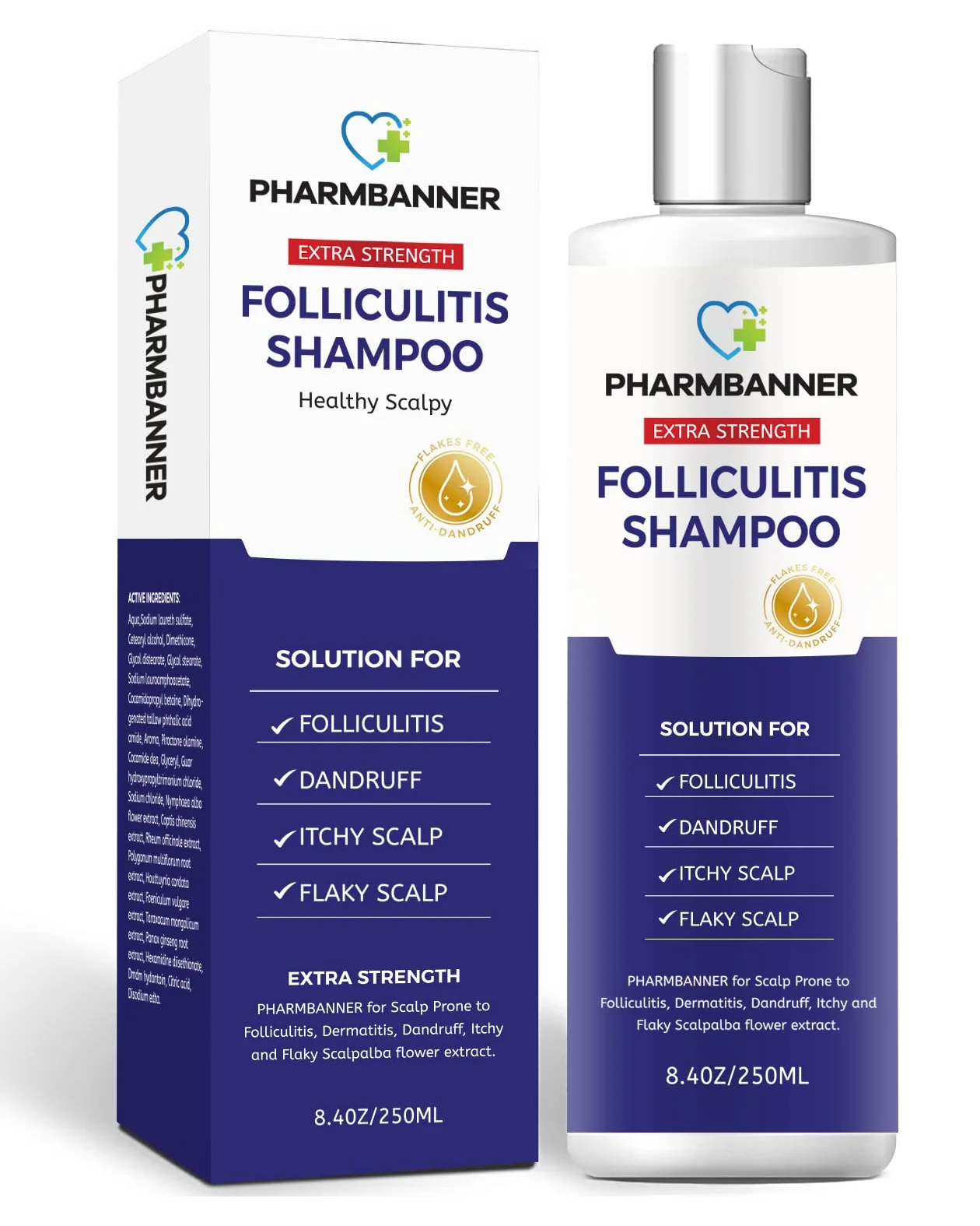 PHARMBANNER антифунгальный шампунь для фолликулита и себорейного дерматита — 1