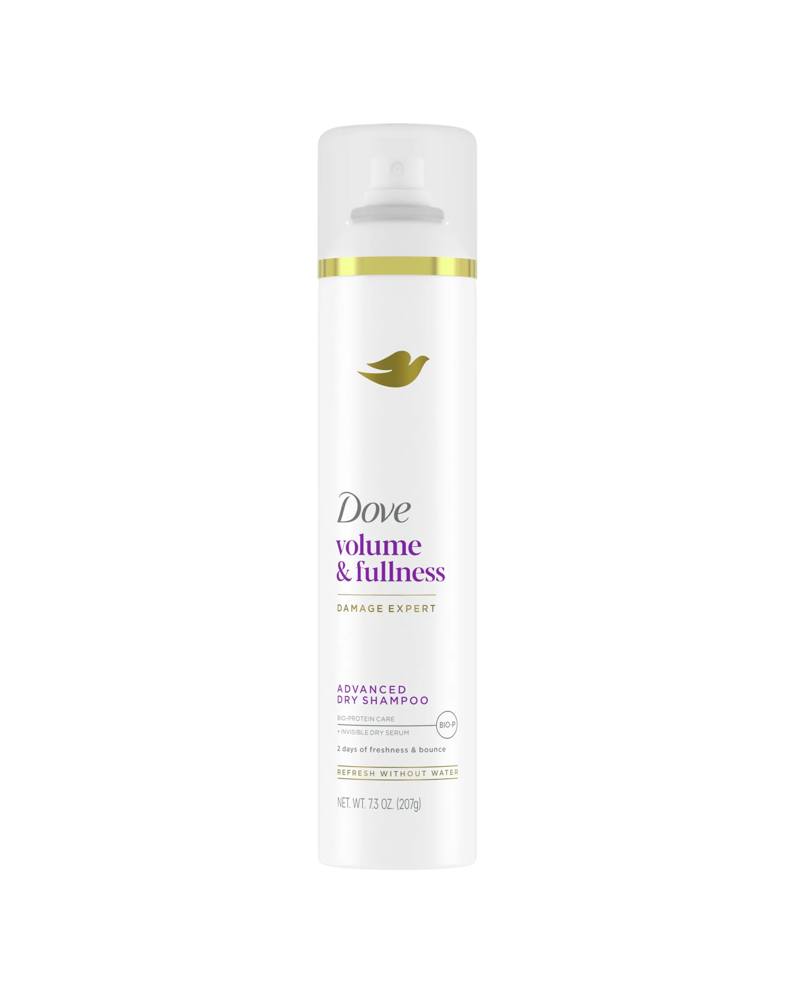 Dove Advanced сухой шампунь объём и пышность, 7.3 oz — белый