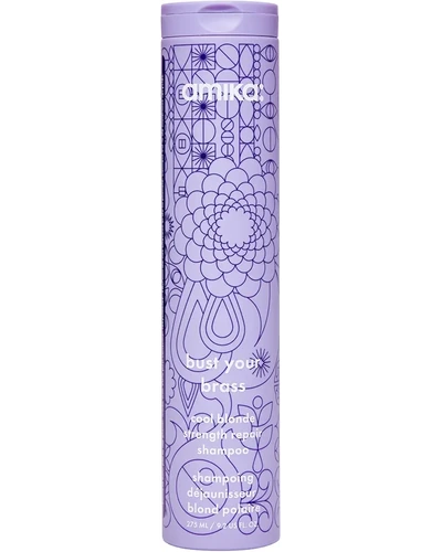 amika Bust Your Brass шампунь для холодного блонда — фиолетовый