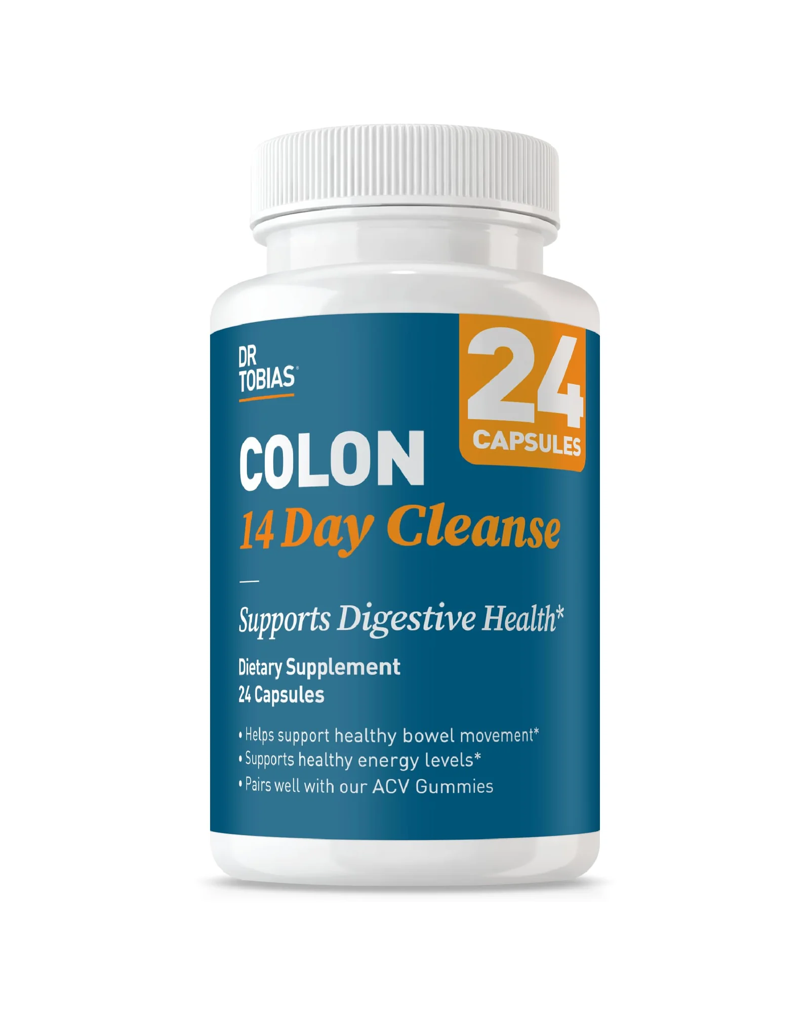Dr. Tobias Colon Cleanse средство для очищения кишечника — синий