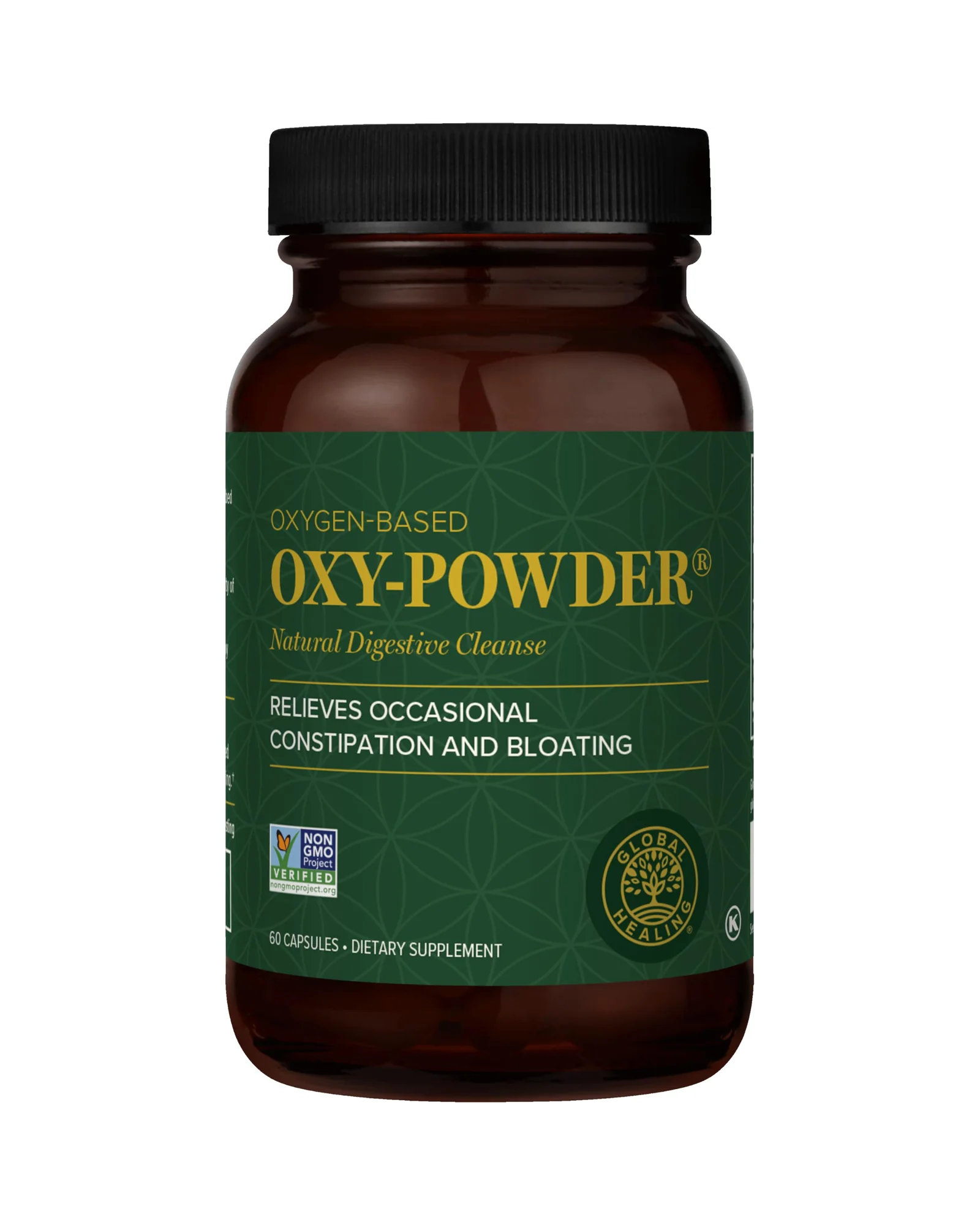 Global Healing Oxy-Powder Очистка кишечника 60 капсул — 1