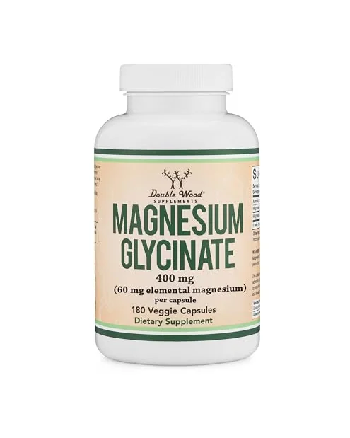 Double Wood Magnesium Glycinate 400 мг, 180 капсул — 1
