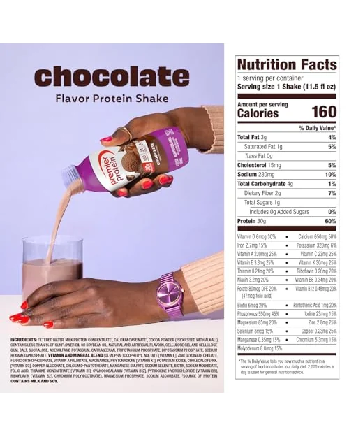 Premier Protein протеиновый коктейль со вкусом шоколада, 30 г белка, 12 шт. — 2