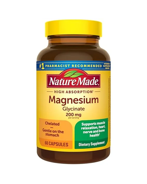 Nature Made Magnesium Glycinate — магний глицинат 200 мг — 1