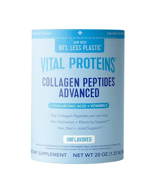 Vital Proteins Коллагеновый порошок Advanced с гиалуроновой кислотой и витамином C — 1