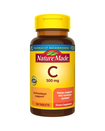 Витамин C Nature Made 500 мг, 100 таблеток