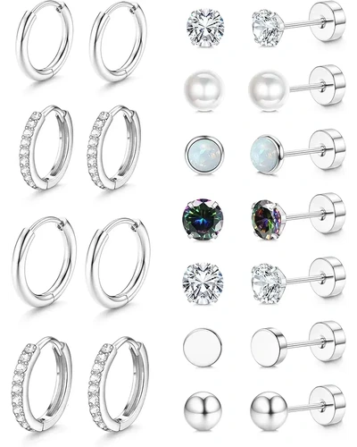 Jstyle Серьги-кольца гипоаллергенные из хирургической стали