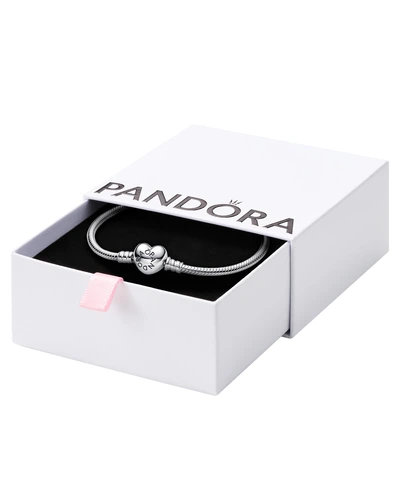 PANDORA браслет сердечко на цепочке Sterling Silver