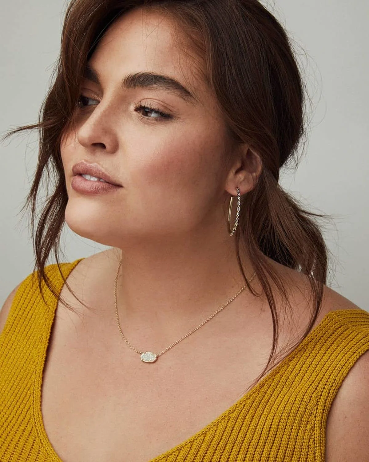 Kendra Scott Elisa Кулон с розовым кварцем — 3