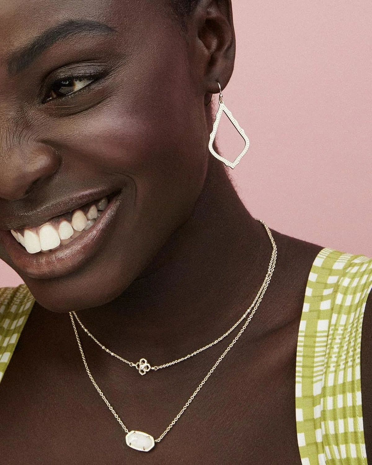 Kendra Scott Elisa Кулон с розовым кварцем — 4