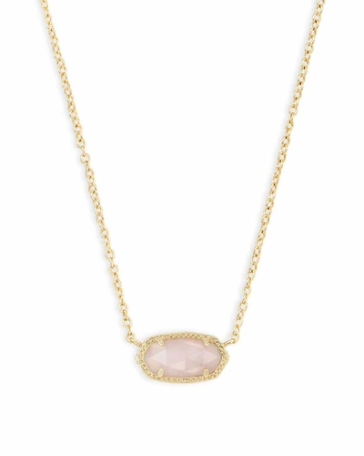 Kendra Scott Elisa Кулон с розовым кварцем