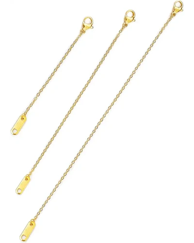 Altitude Boutique 18k Gold Plated Necklace Extenders Delicate Necklace Extender Chain Set for Women