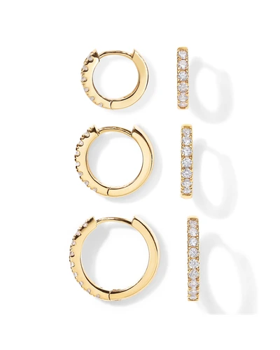 PAVOI Gold Hoop Earrings