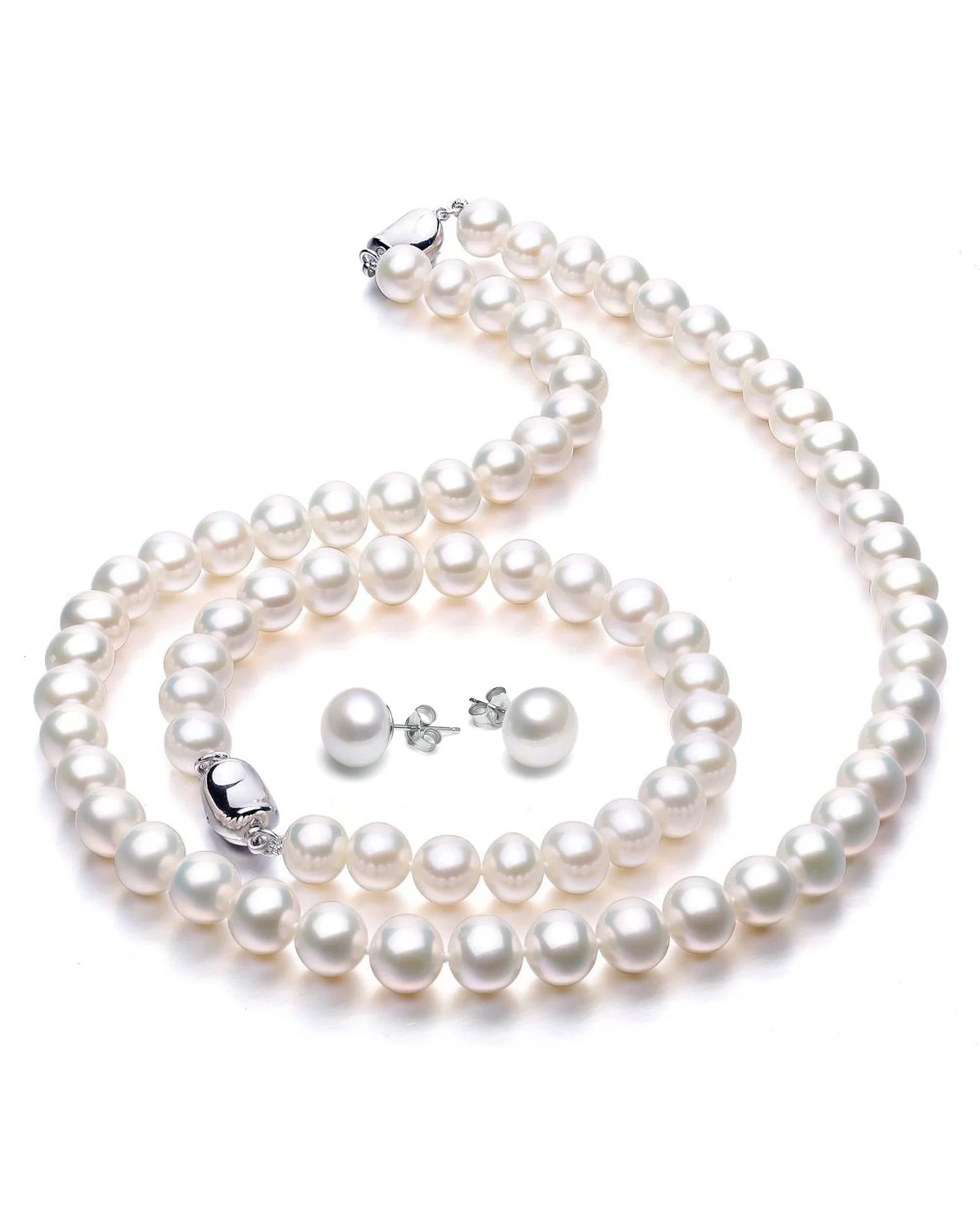 VIKI LYNN Freshwater Cultured Pearl Necklace Set 18 дюймов — 1